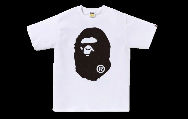 LINE CAMO BIG APE HEAD TEE